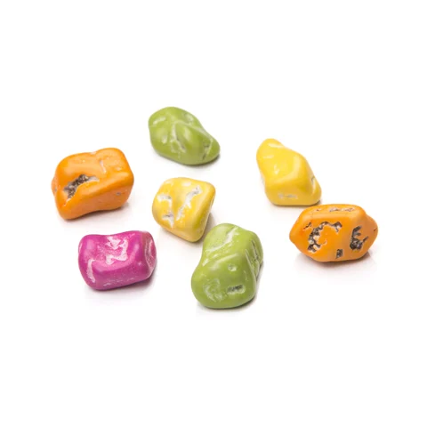 Fruit-Flavored Pebble-Shaped Candies
