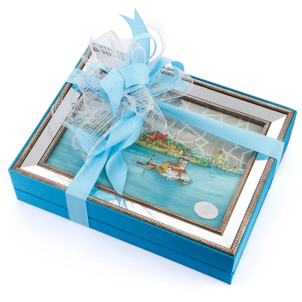 Mirrored Picture Frame Series Velvet Box Chocolate (Maiden's Tower)